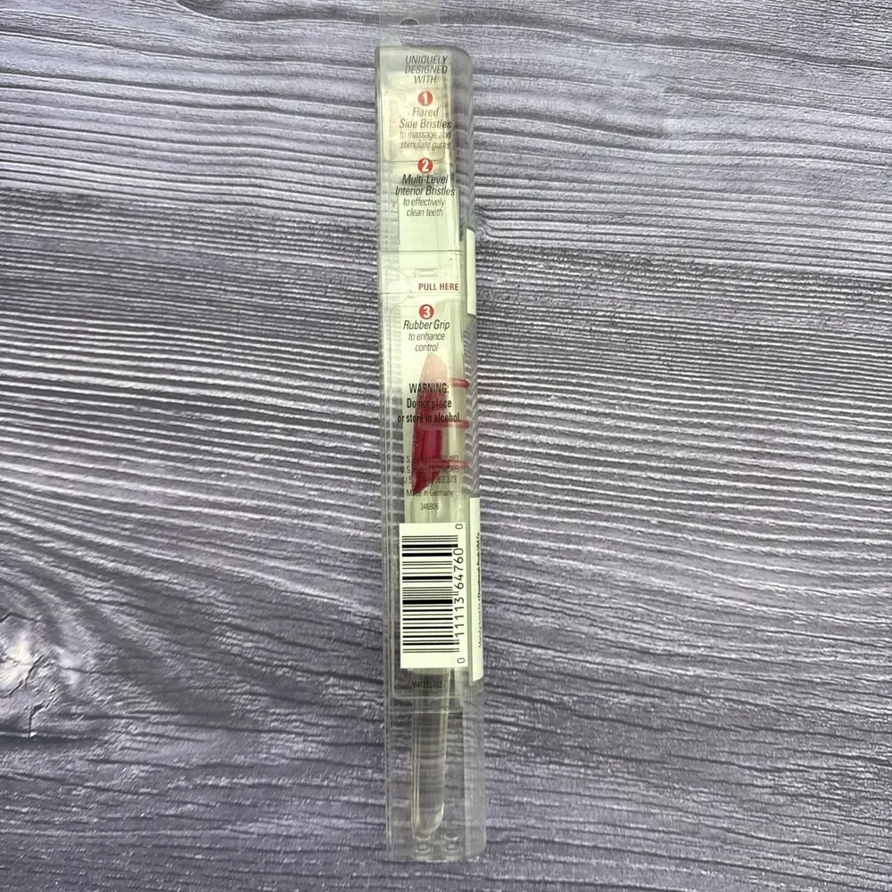 Mentadent 41 ProCare Toothbrush Soft Compact Head Flared Side Bristles Pink Red